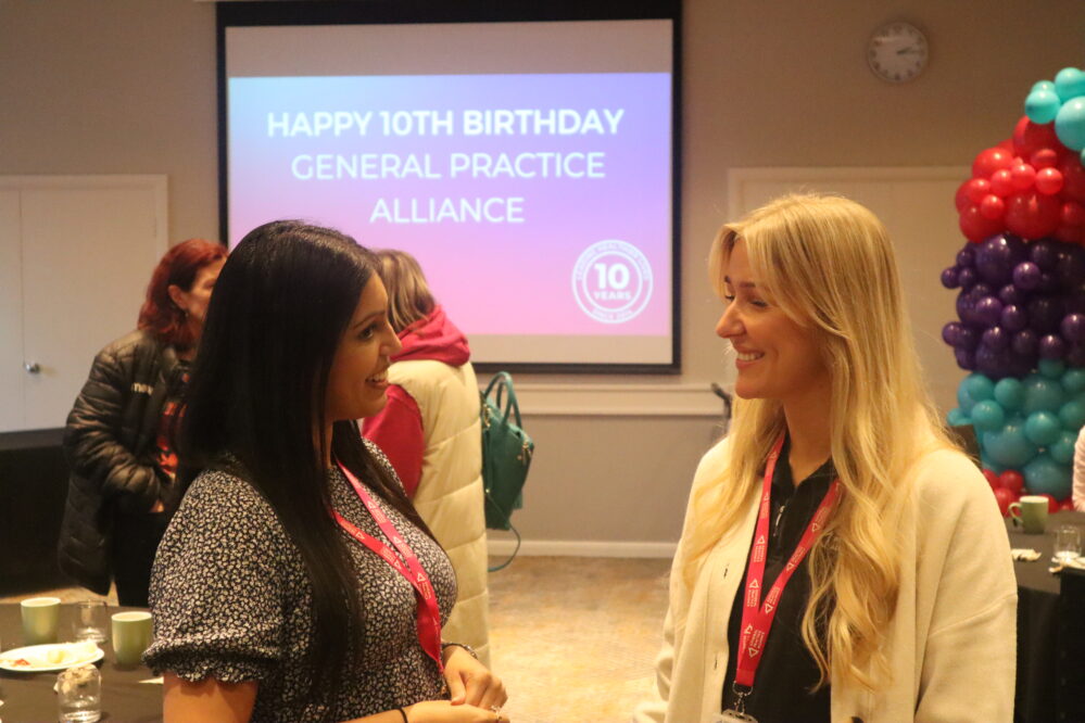 Meera and Abi at the GPA 10th Anniversary